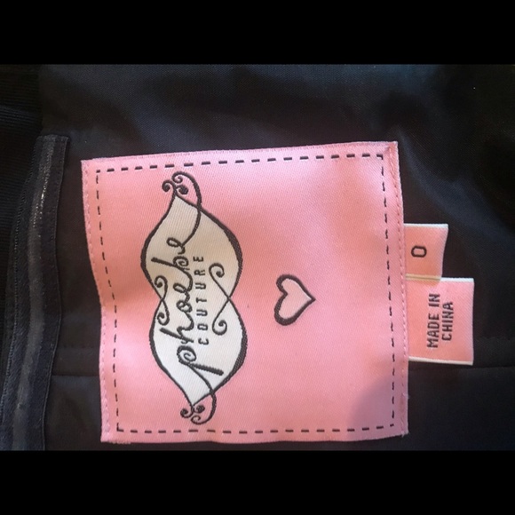 Phoebe Couture Strapless Pleated Cocktail Dress - Picture 4 of 4